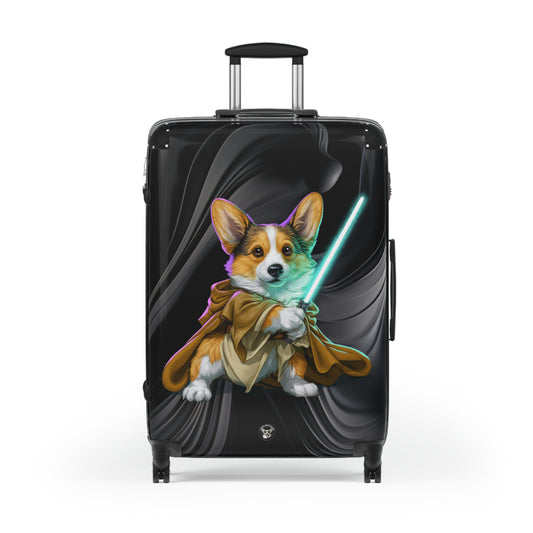 Little Light Knight Corgi Star Warrior Suitcases – Lightsaber Rolling Luggage