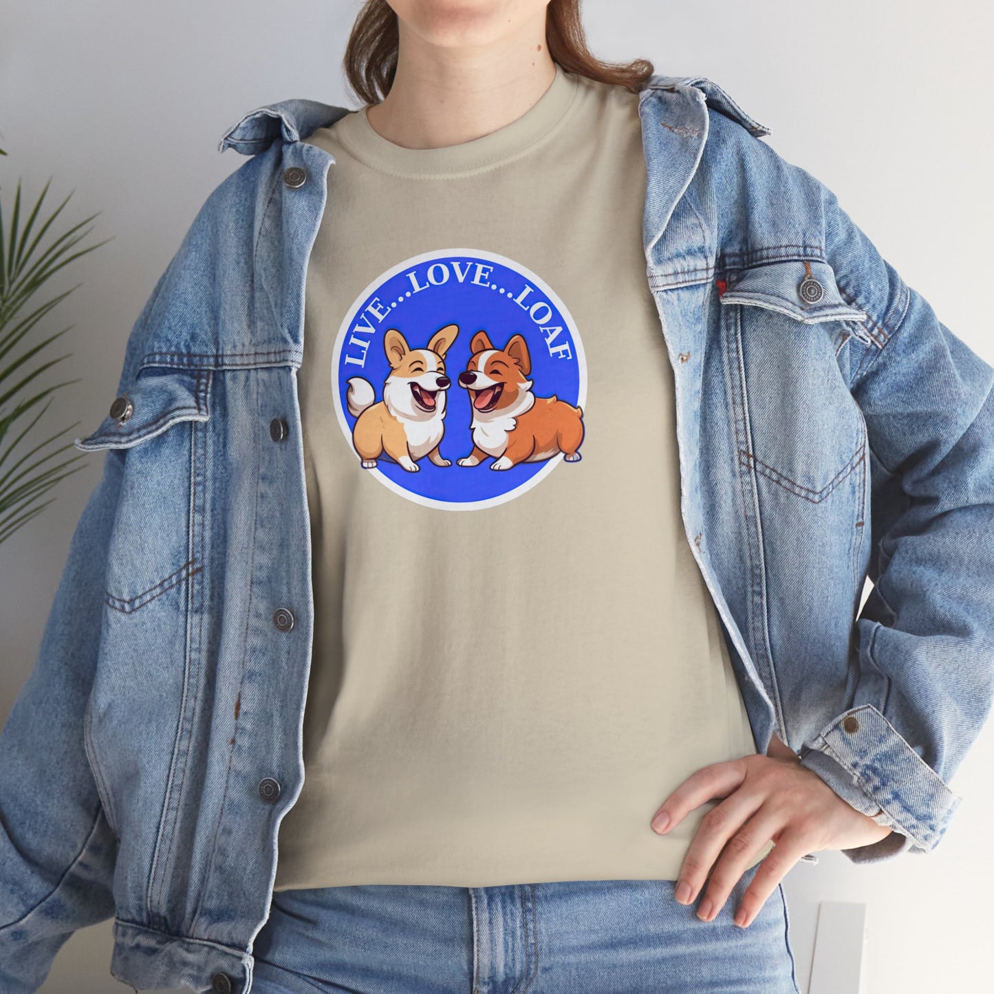 Live...Love...Loaf - Unisex Heavy Cotton Tee