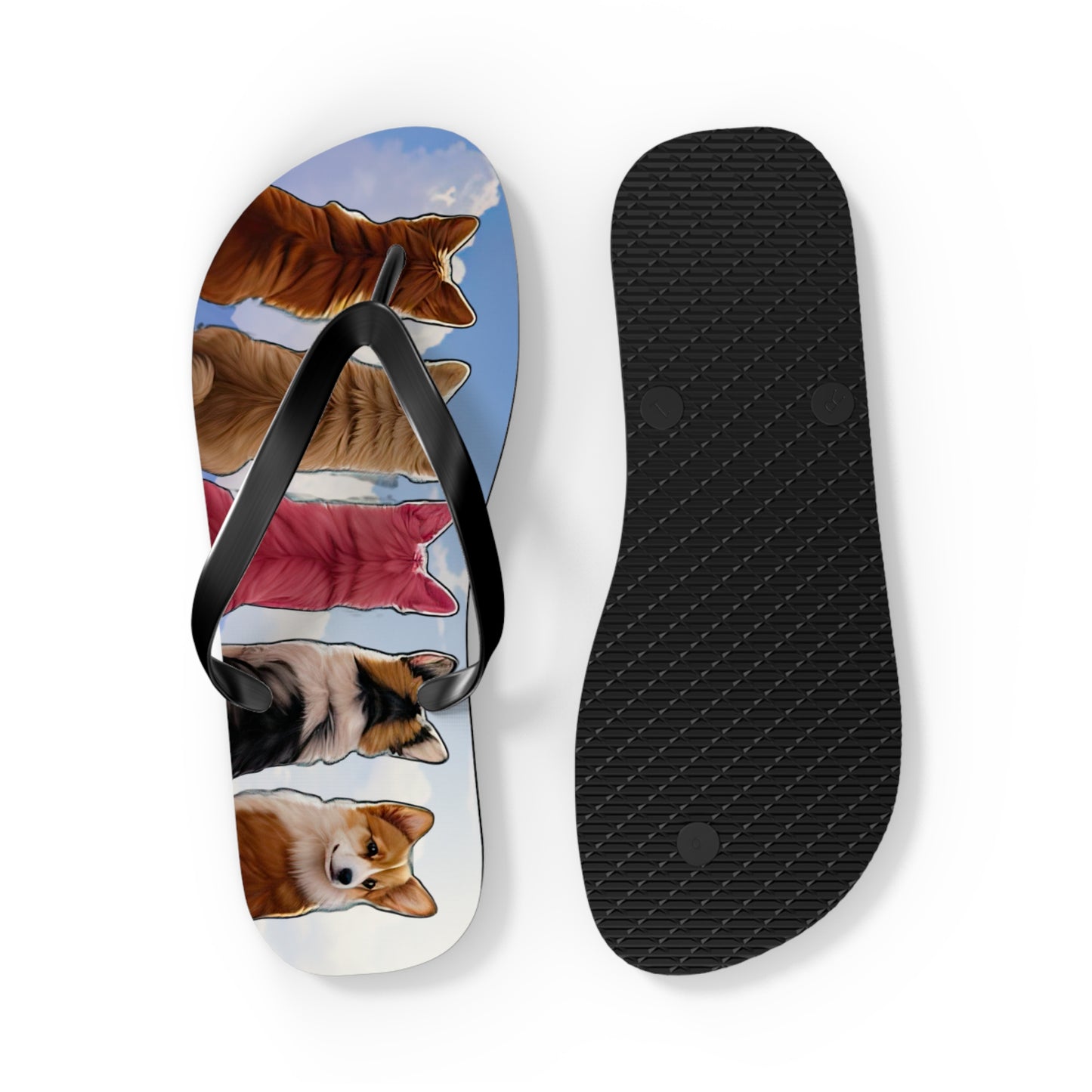 Corgi Lake Flip-Flops