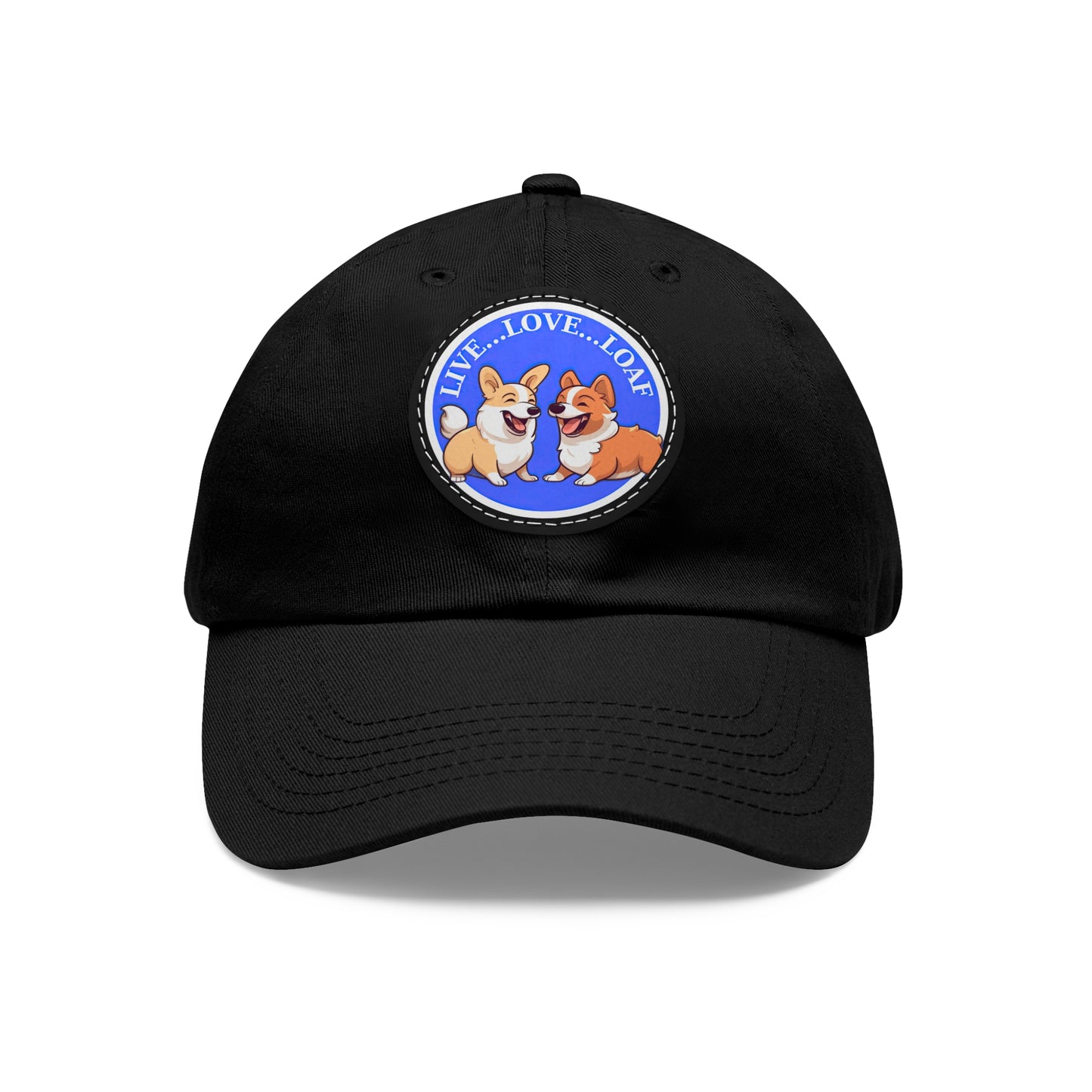 Live...Love...Loaf - Cap with Leather Patch
