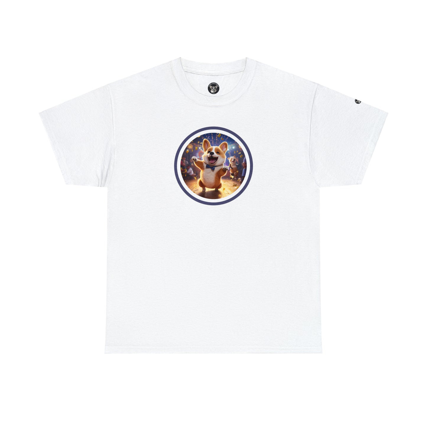 Boogaloo Corgi - Unisex Heavy Cotton Tee