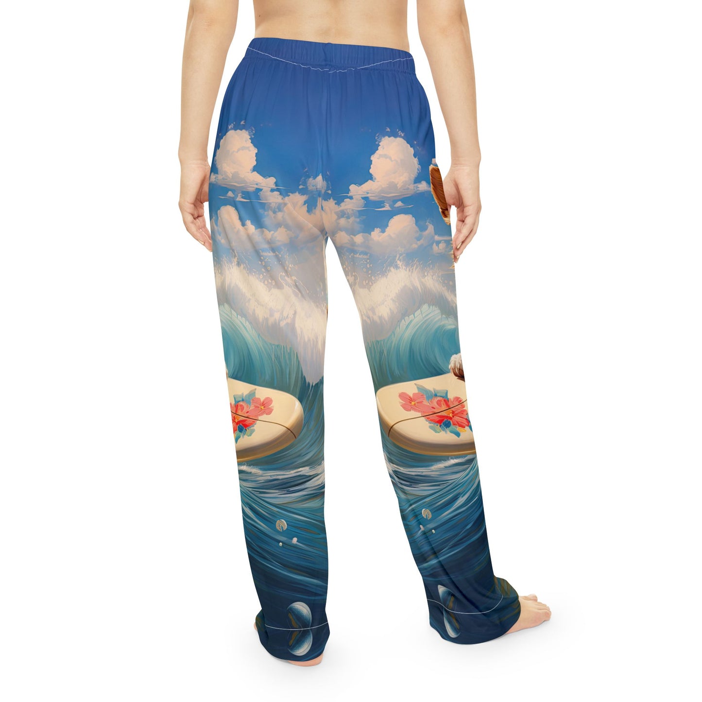 Cowabunga Corgi Women's Pajama Pants
