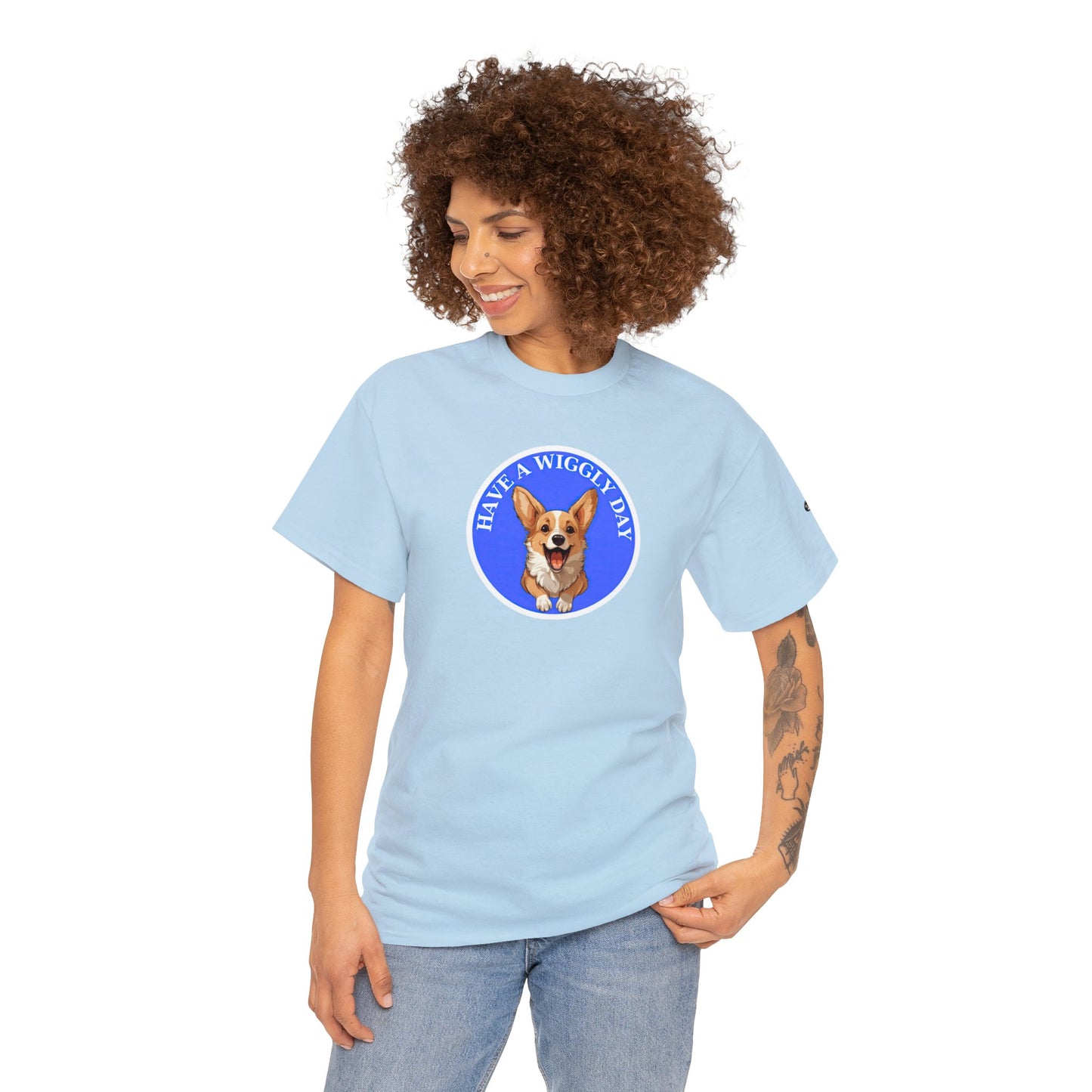 Have a Wiggly Day - Unisex Heavy Cotton Tee