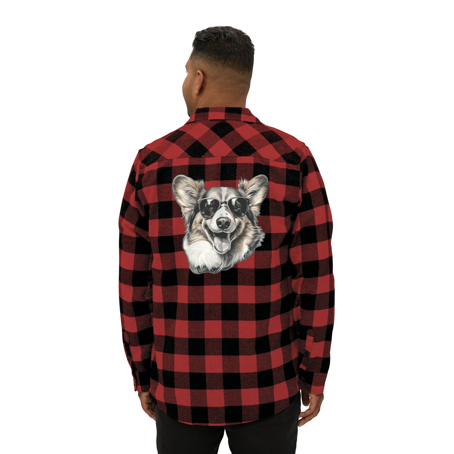 Corgi Cool - Flannel Shirt