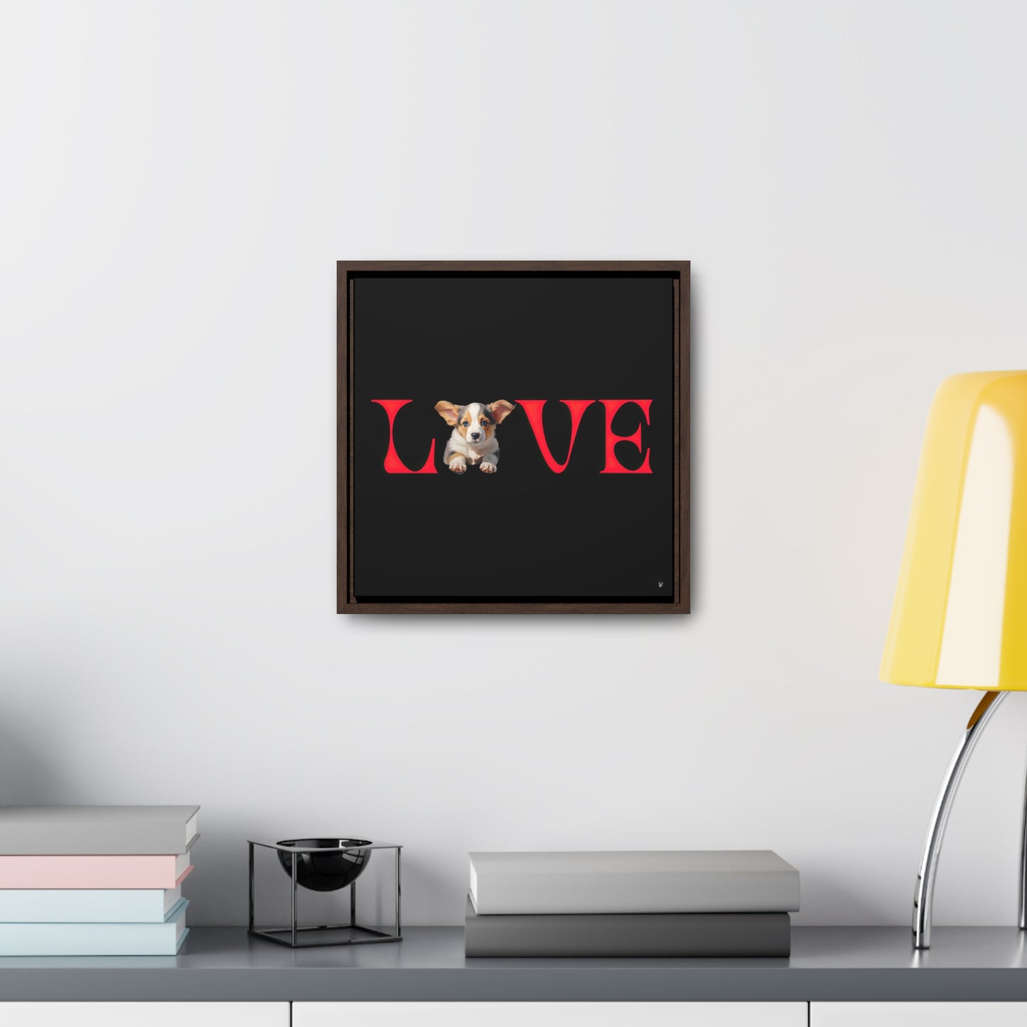 LOVE - Framed on Canvas