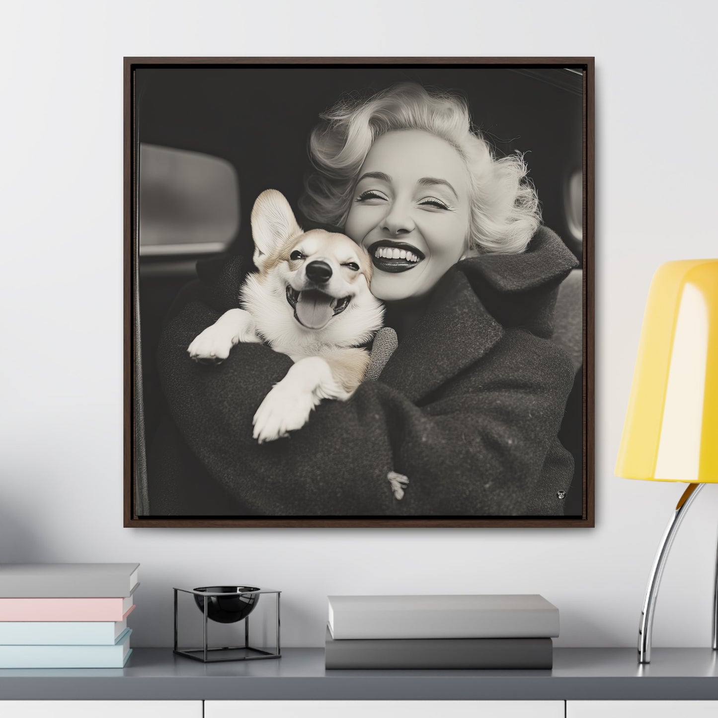 Marilyn's Bestie - Framed on Canvas