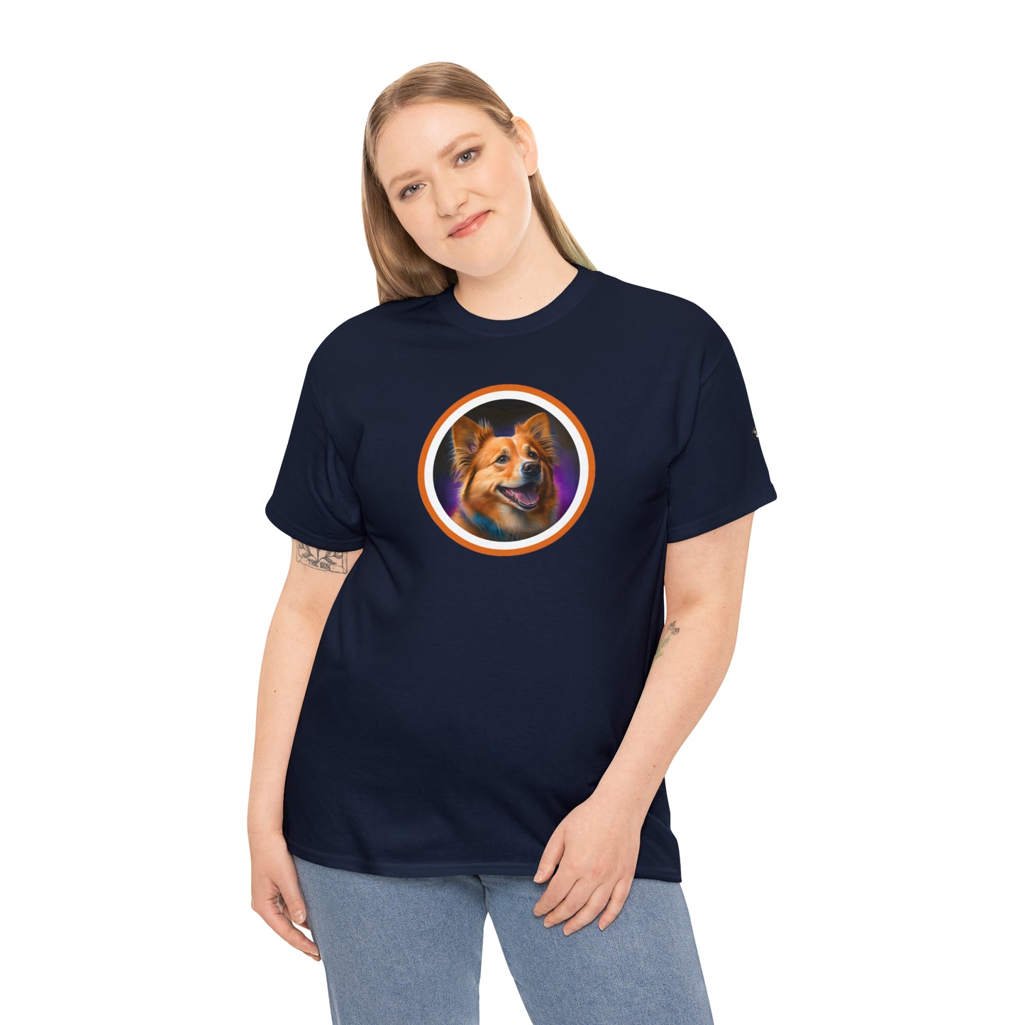 Golden Corgi - Unisex Heavy Cotton Tee