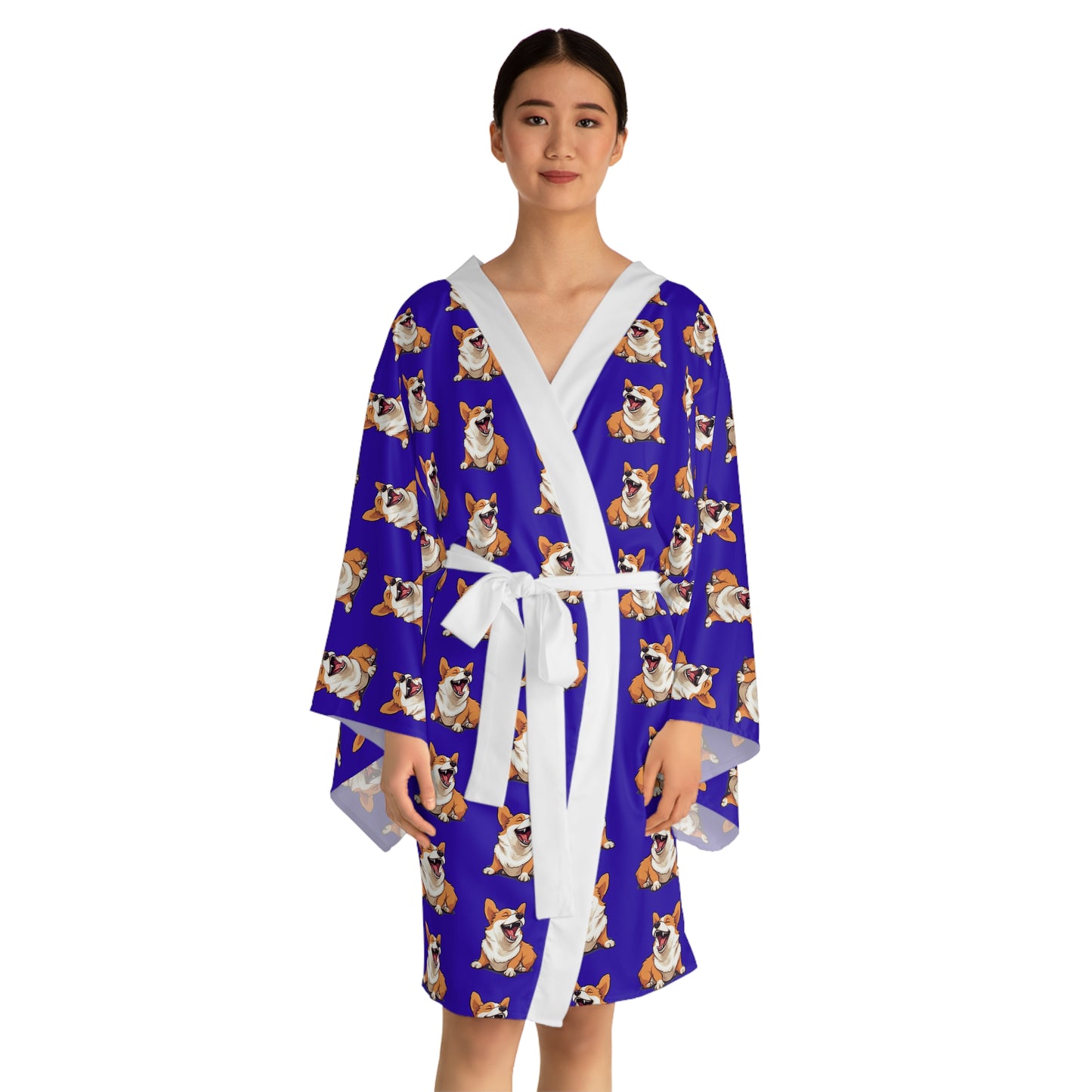 Comical Corgi Kimono Robe