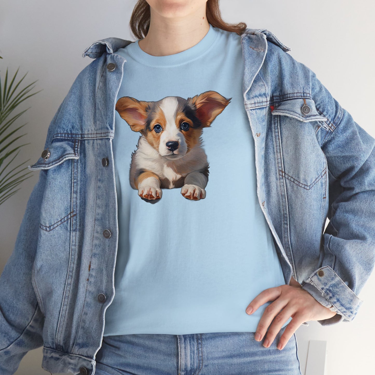 Puppy Portrait - Unisex Heavy Cotton Tee