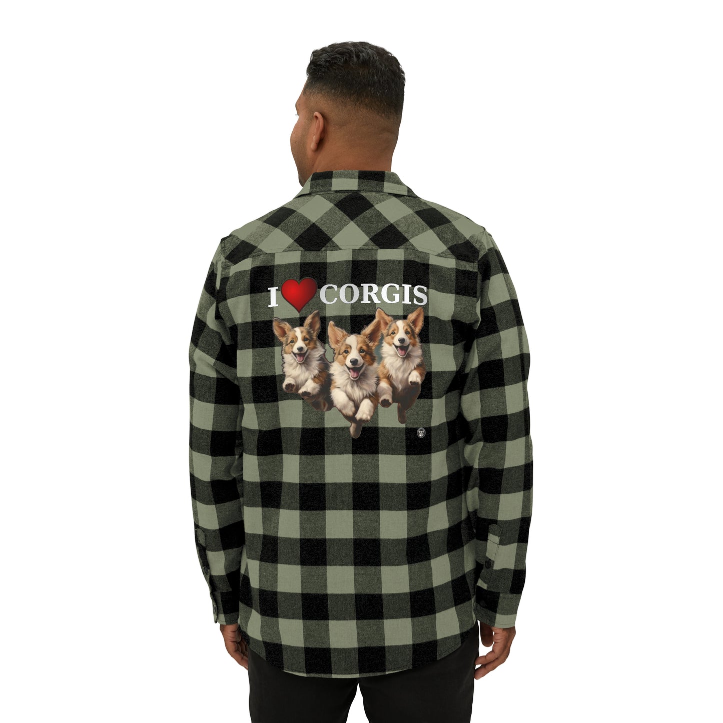 I Heart Corgis - Flannel Shirt