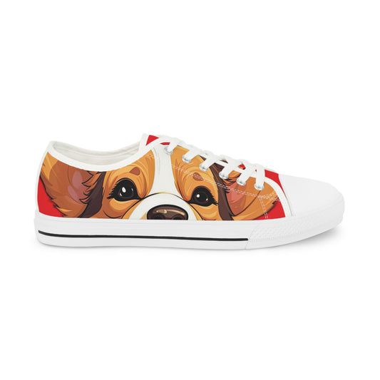 Puppy Love - Men's Low Top Sneakers