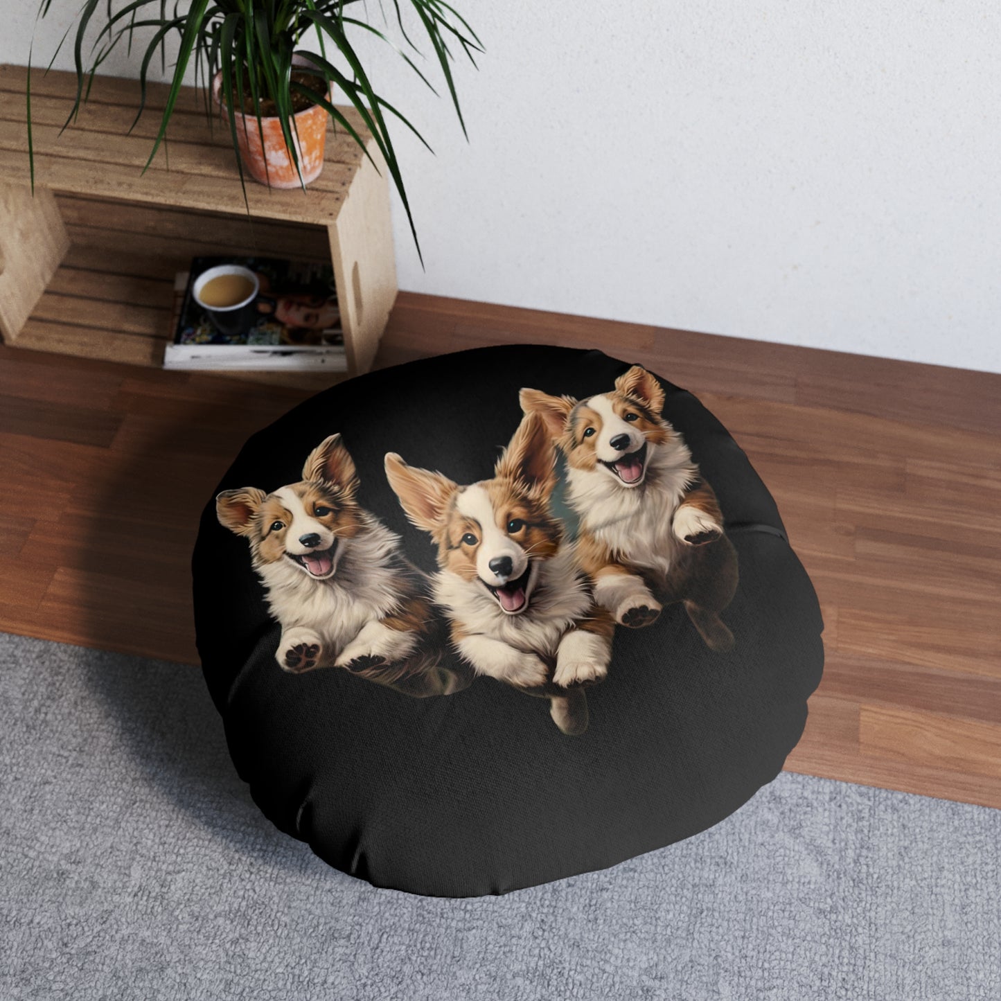 Corgi Enthusiasm - Floor Pillow