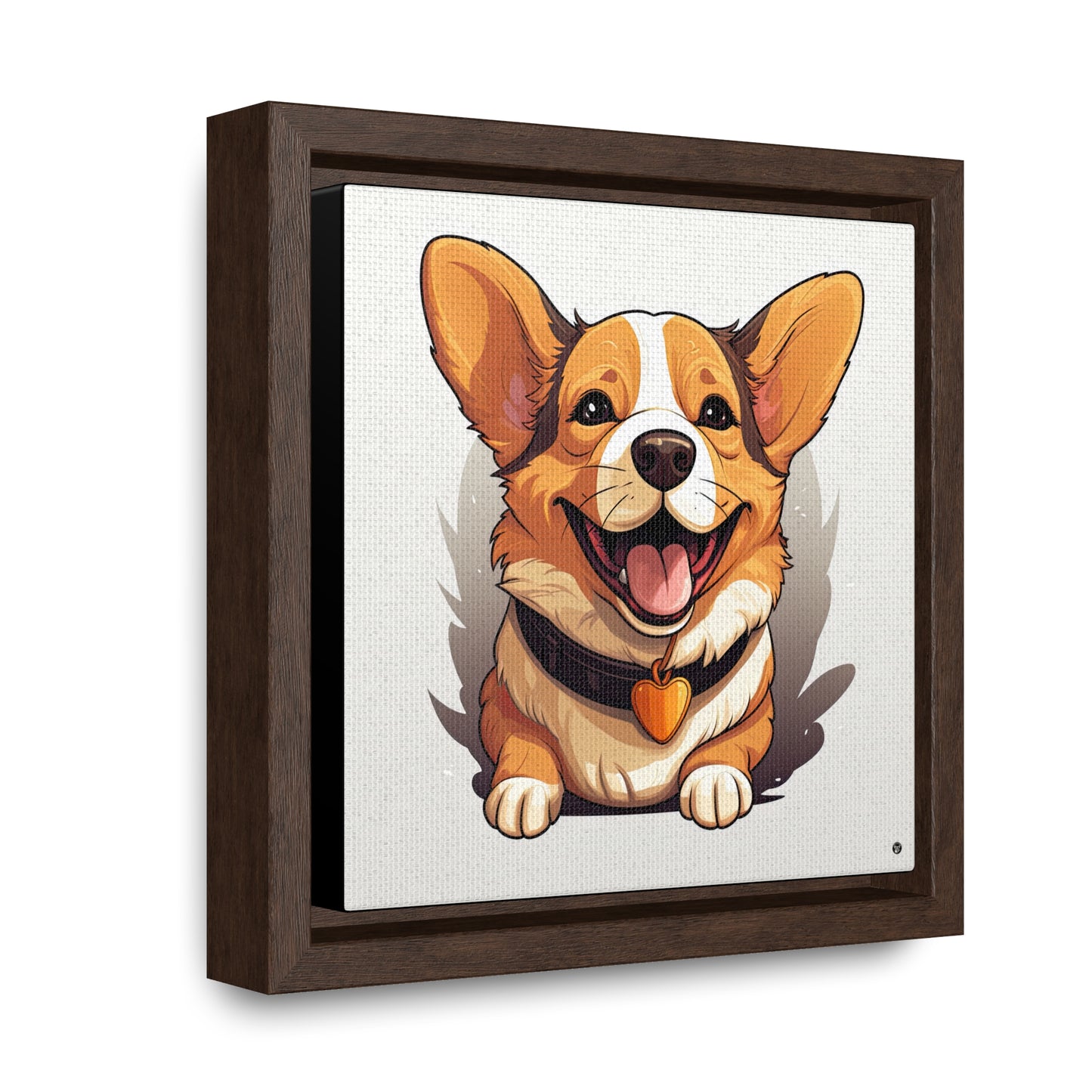 Puppy Love - Framed on Canvas