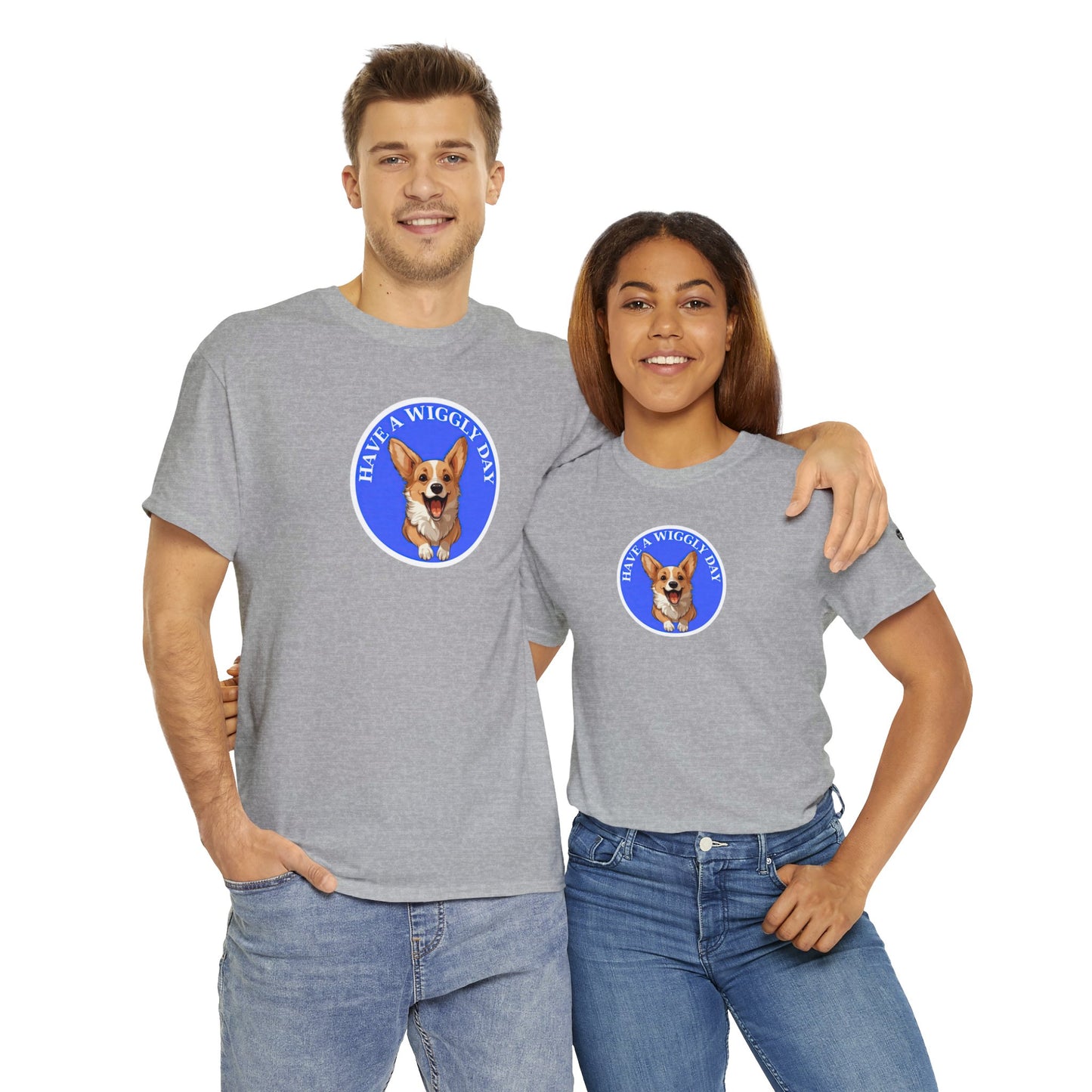Have a Wiggly Day - Unisex Heavy Cotton Tee