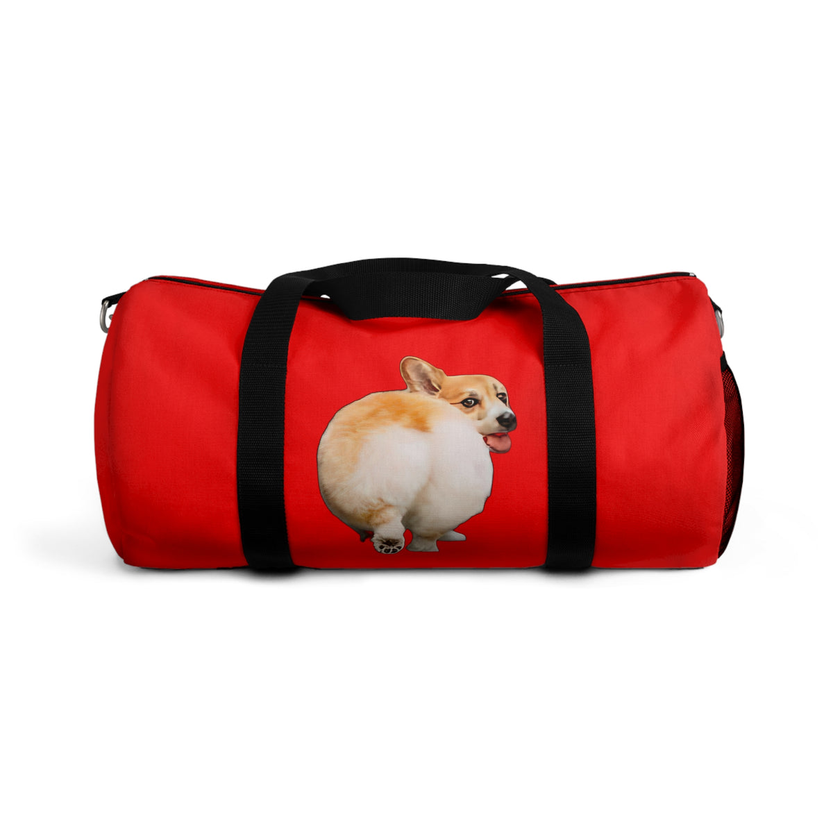 Baby Got Back Mid-Wiggle Duffel Bag - Fun Red Corgi Travel Gym Bag