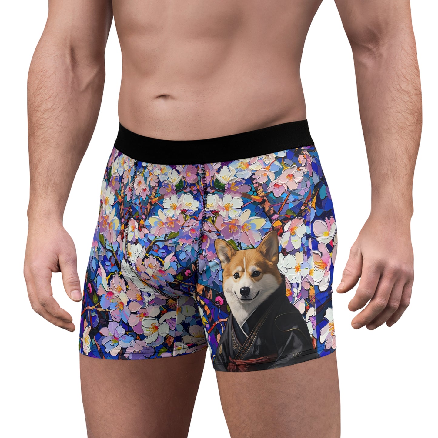 Cherry Blossom Zendog Boxer Briefs!
