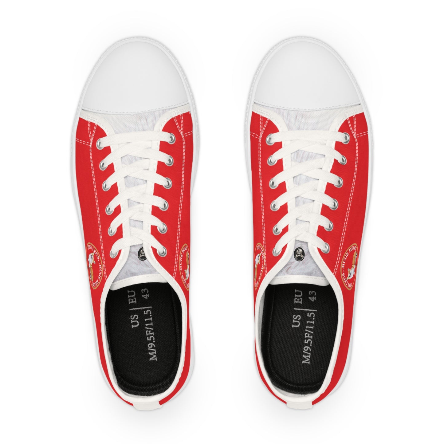 Tiny Legs...Huge Heart - Men's Low Top Sneakers