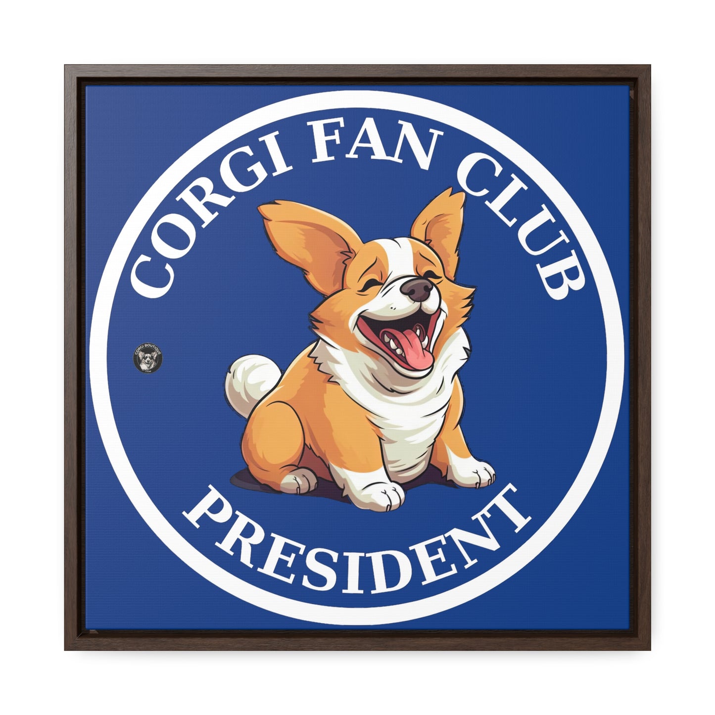 Fan Club President - Framed on Canvas