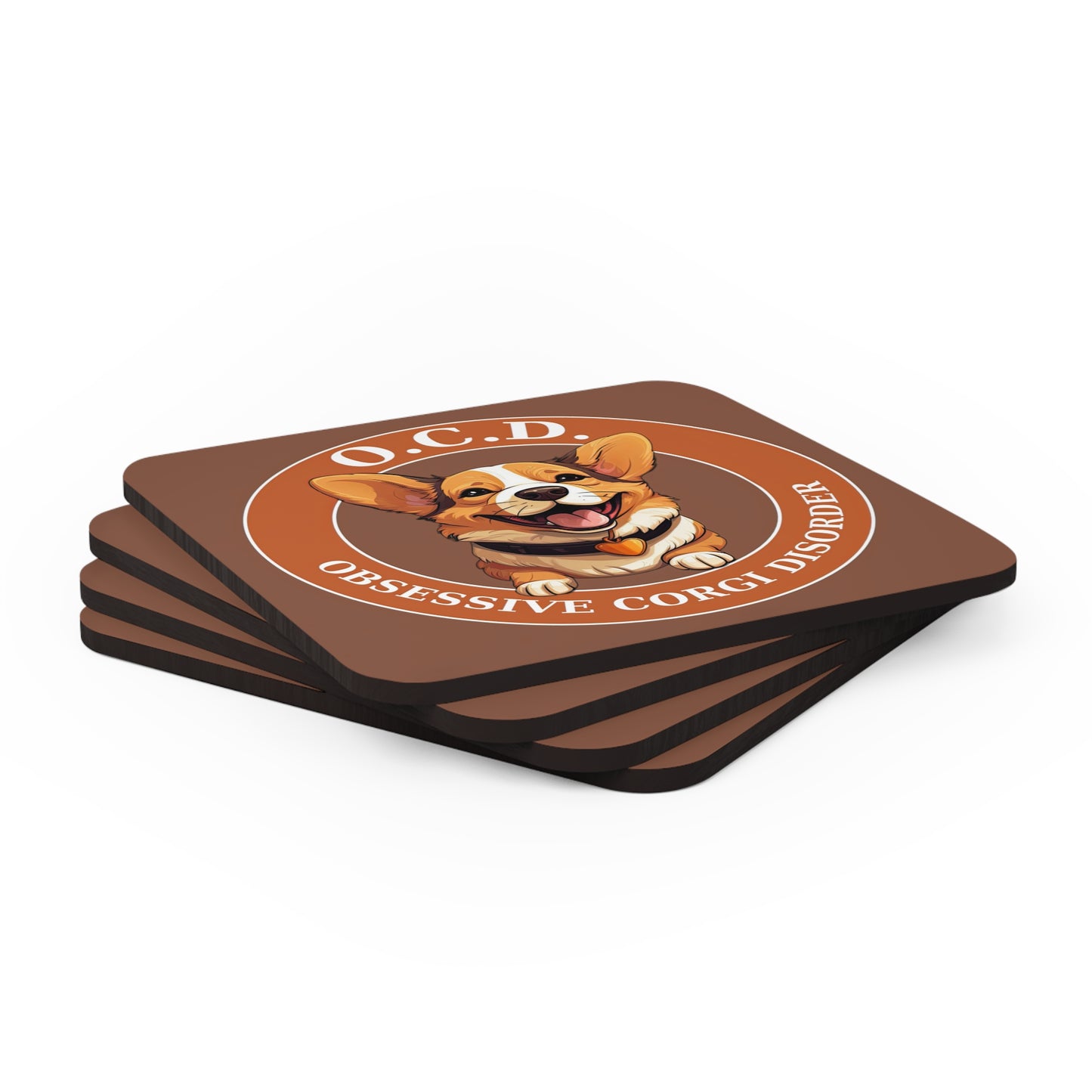 O.C.D. Obsessive Corgi Disorder - Coasters