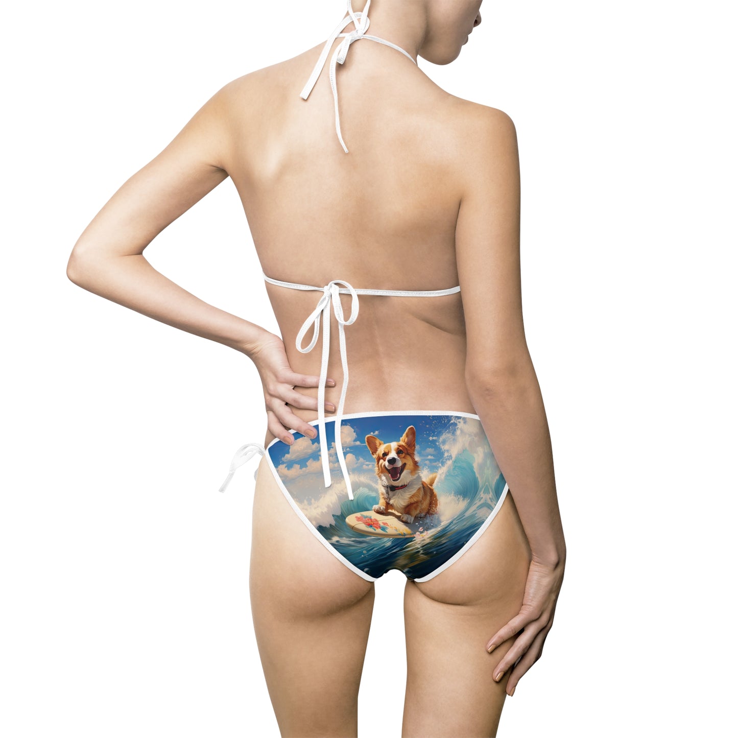 Cowabunga Corgi Bikini