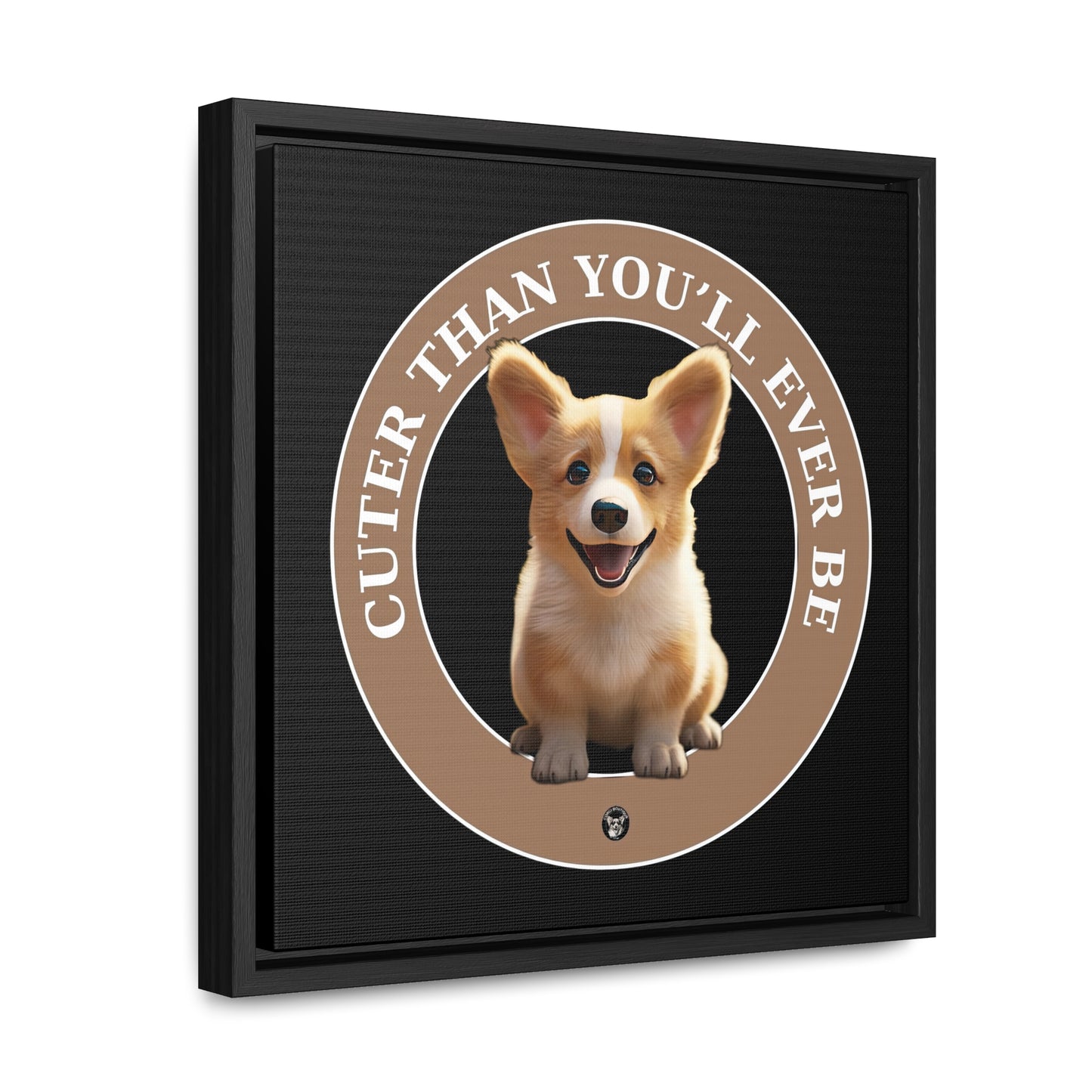 Cuter Than You - Framed on Canvas