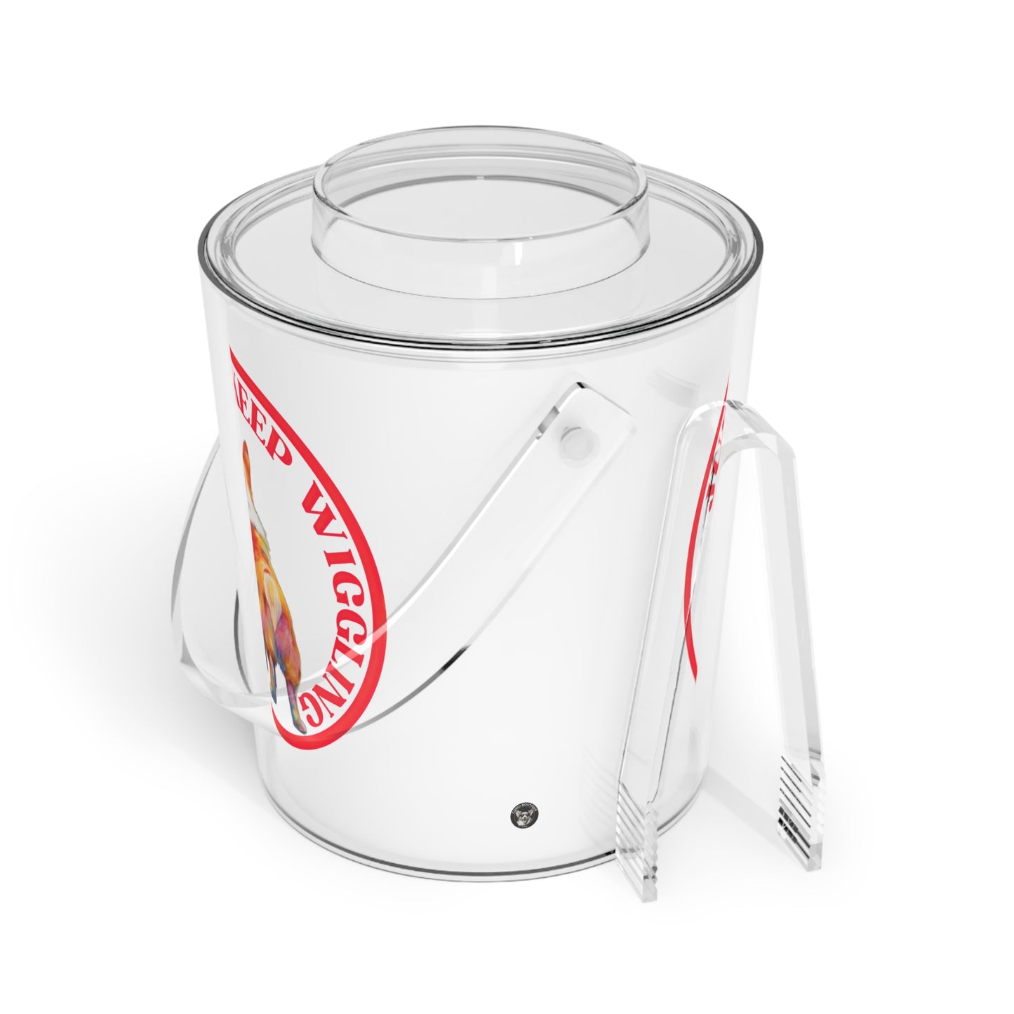 Just Keep Wiggling - Ice Bucket with Tongs
