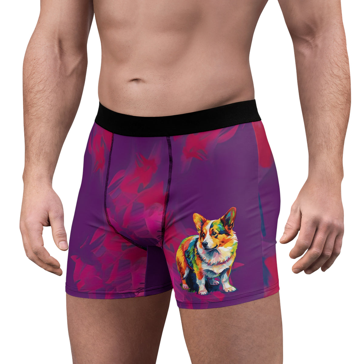 Scouter Corgi Watercolor Boxer Briefs!