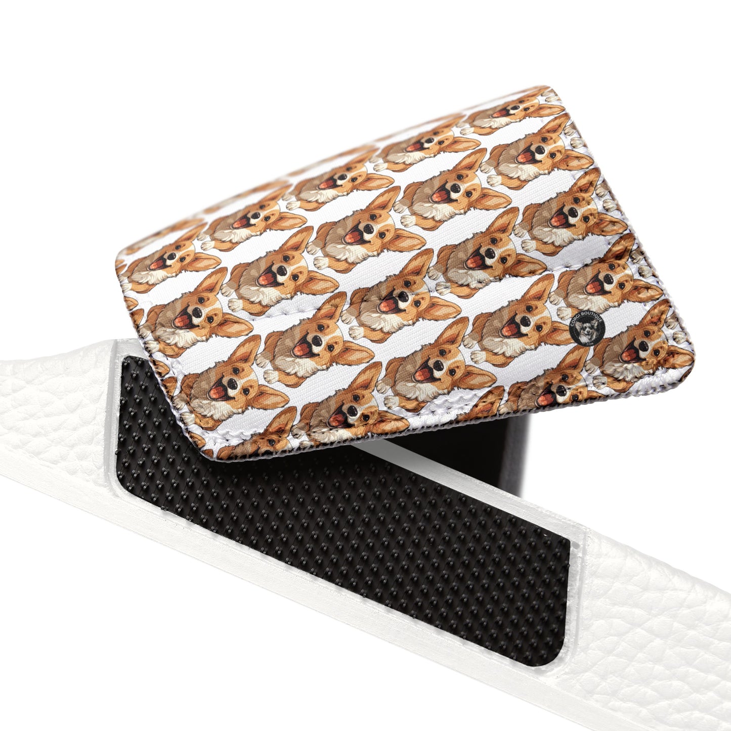 Corgi Cuteness Mosaic - Women's Slide Sandals