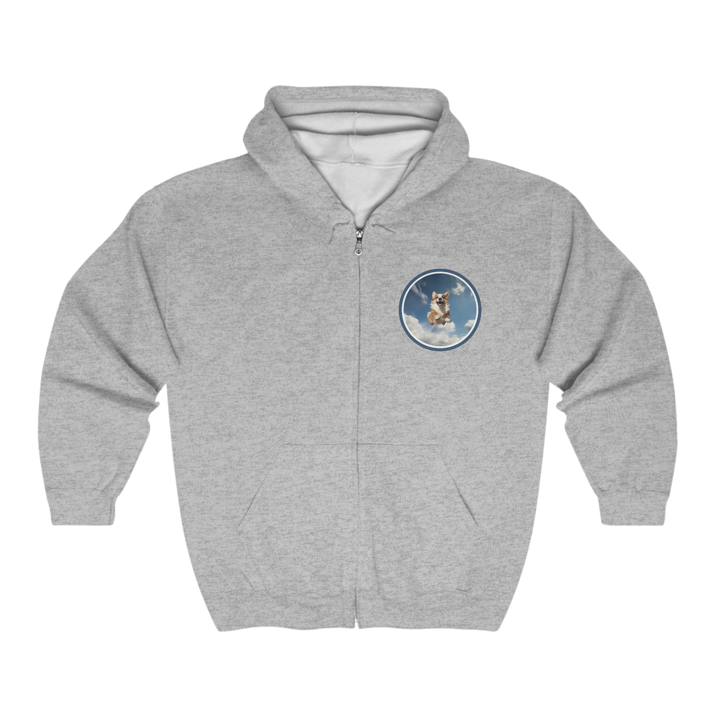 Super Corgi - Zip Hoodie