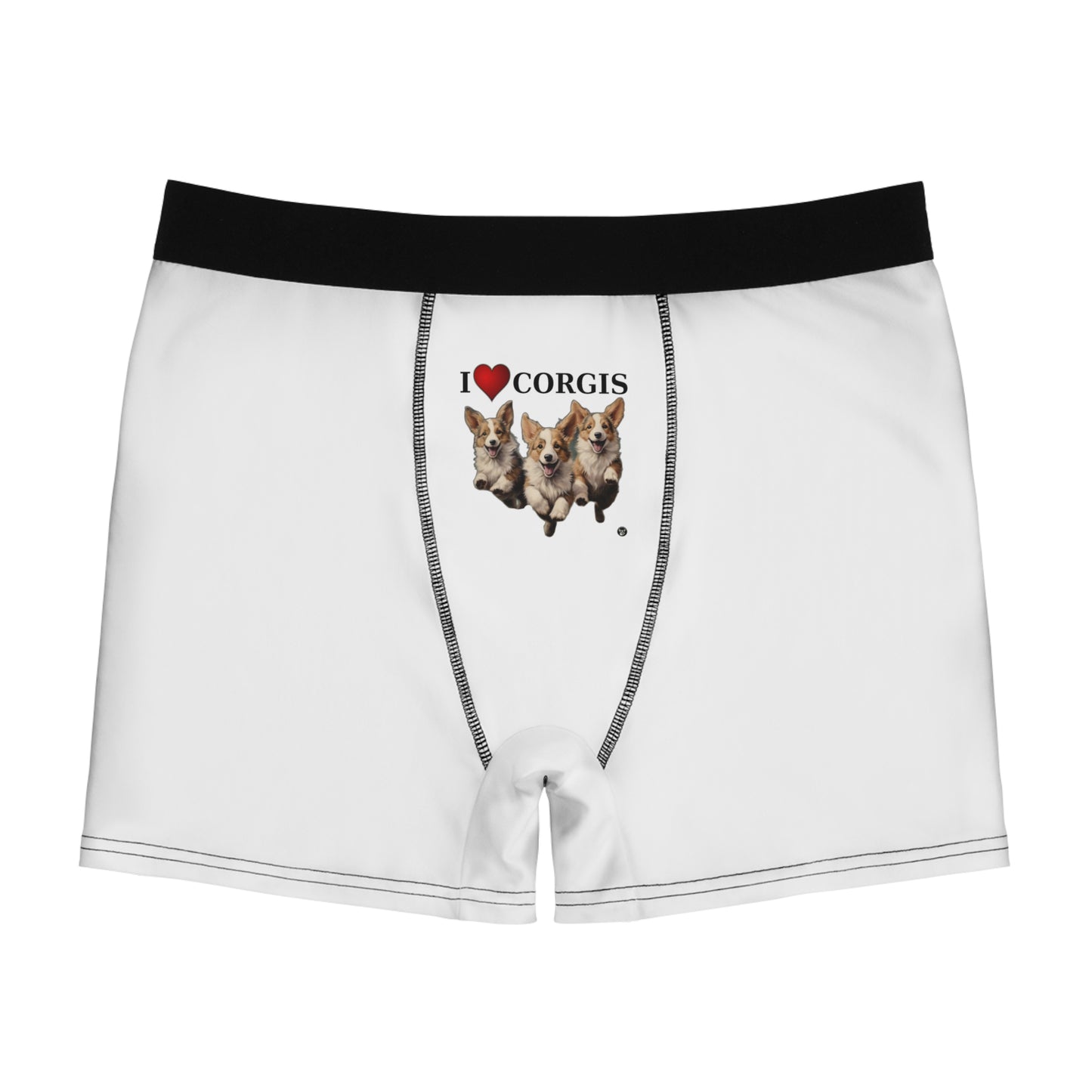 I Heart Corgis Boxer Briefs