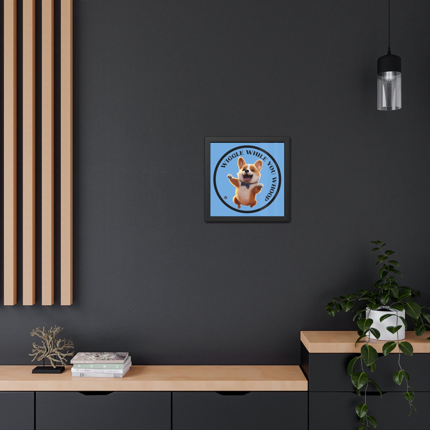 Wiggle While You Whoop - Framed Print