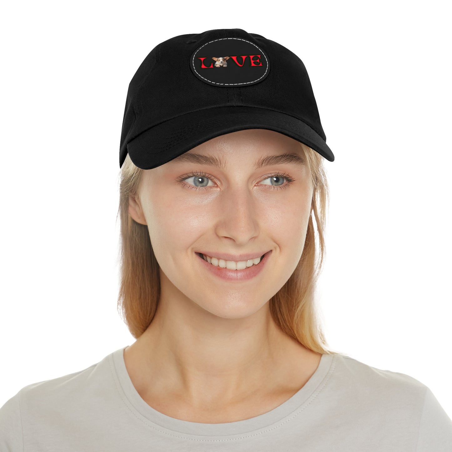 LOVE - Cap with Leather Patch