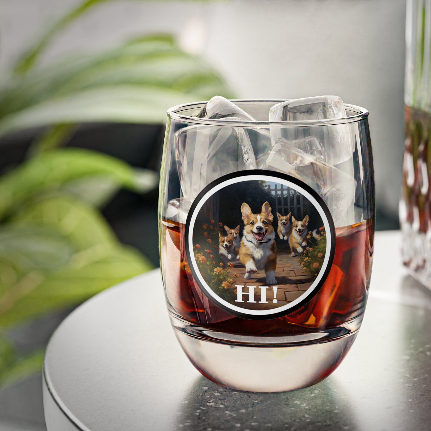 Hi! - Whiskey/Juice Glass
