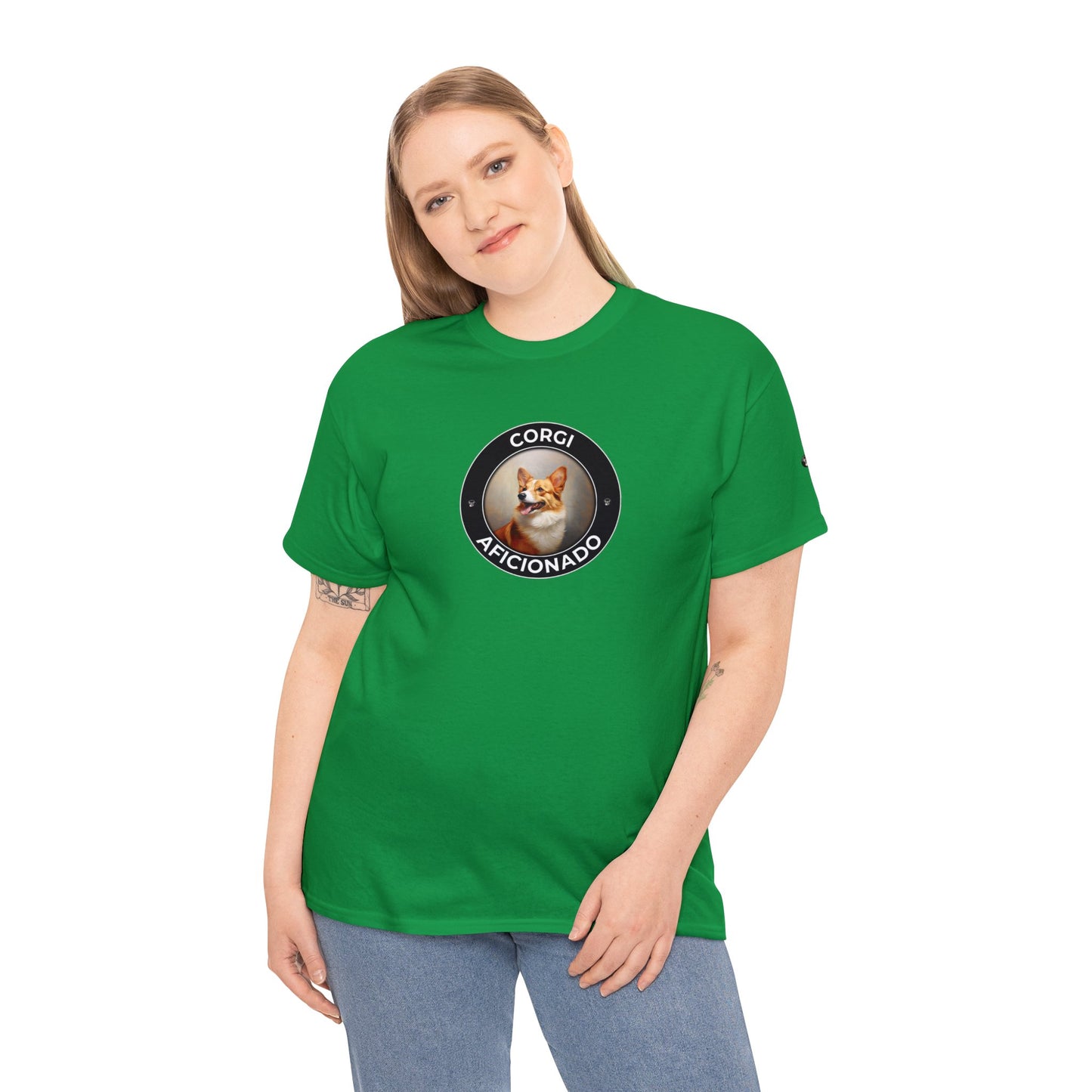 Corgi Aficionado - Unisex Heavy Cotton Tee