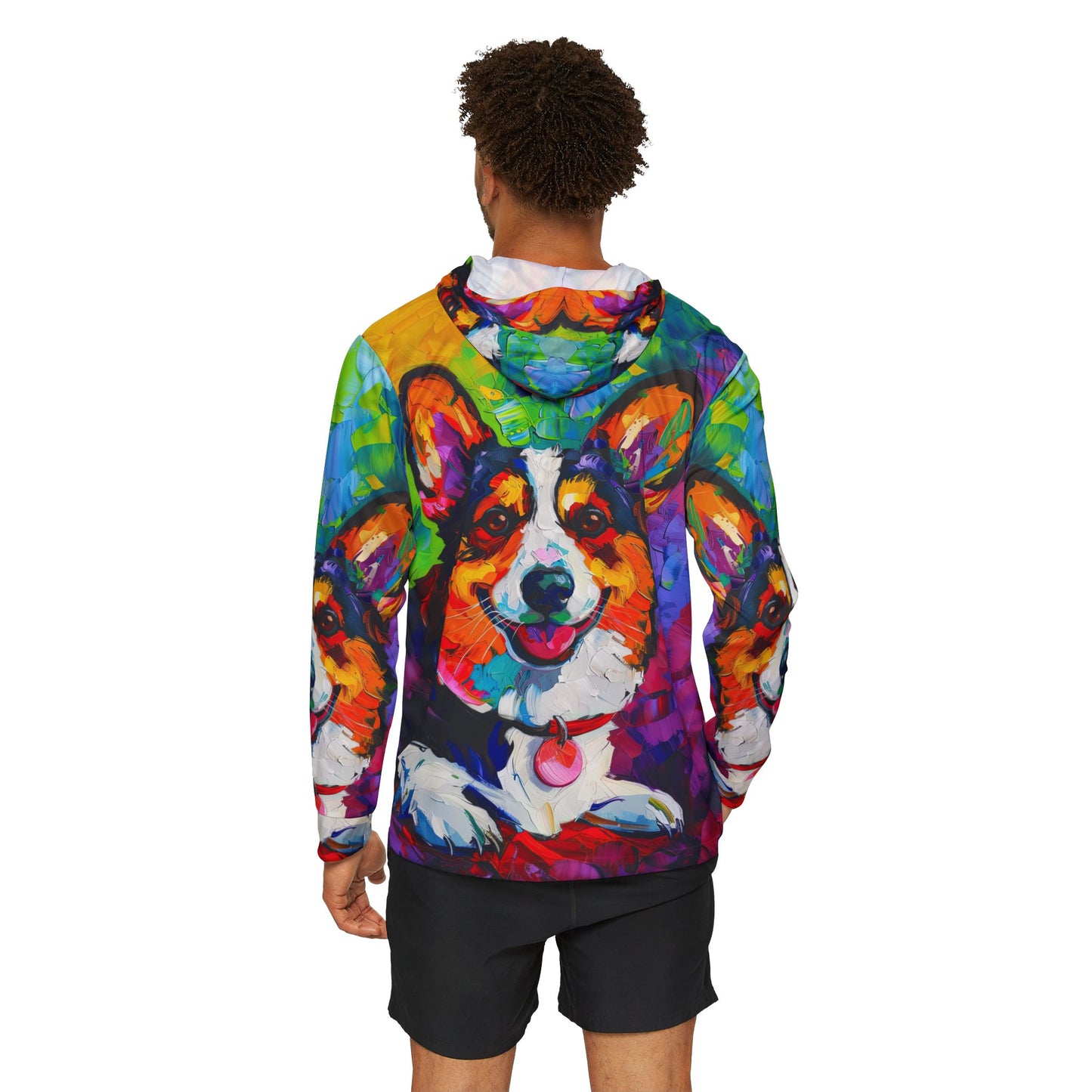 Corgi In Color Light Hoodie