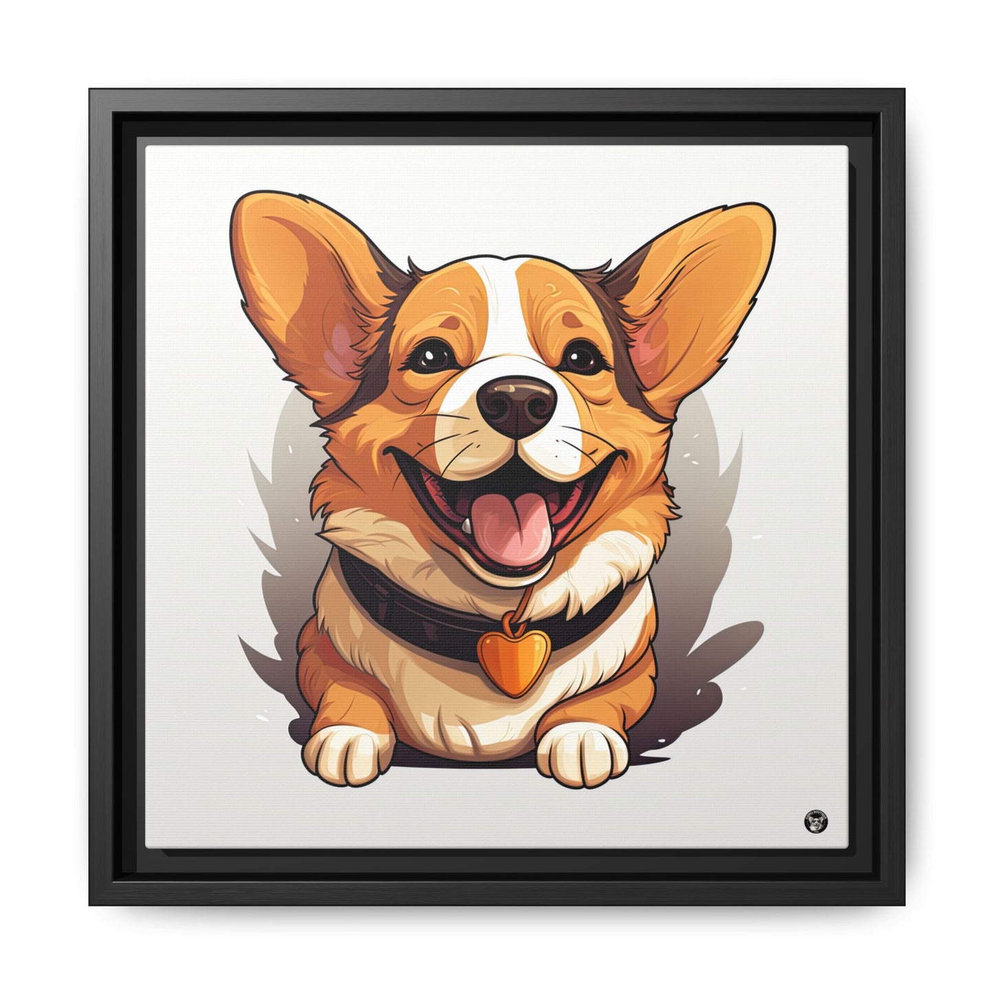 Puppy Love on Canvas