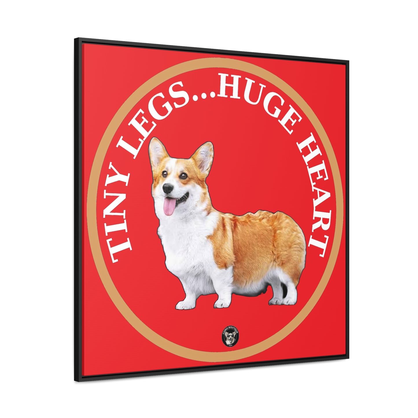 Tiny Legs...Huge Heart - Framed on Canvas