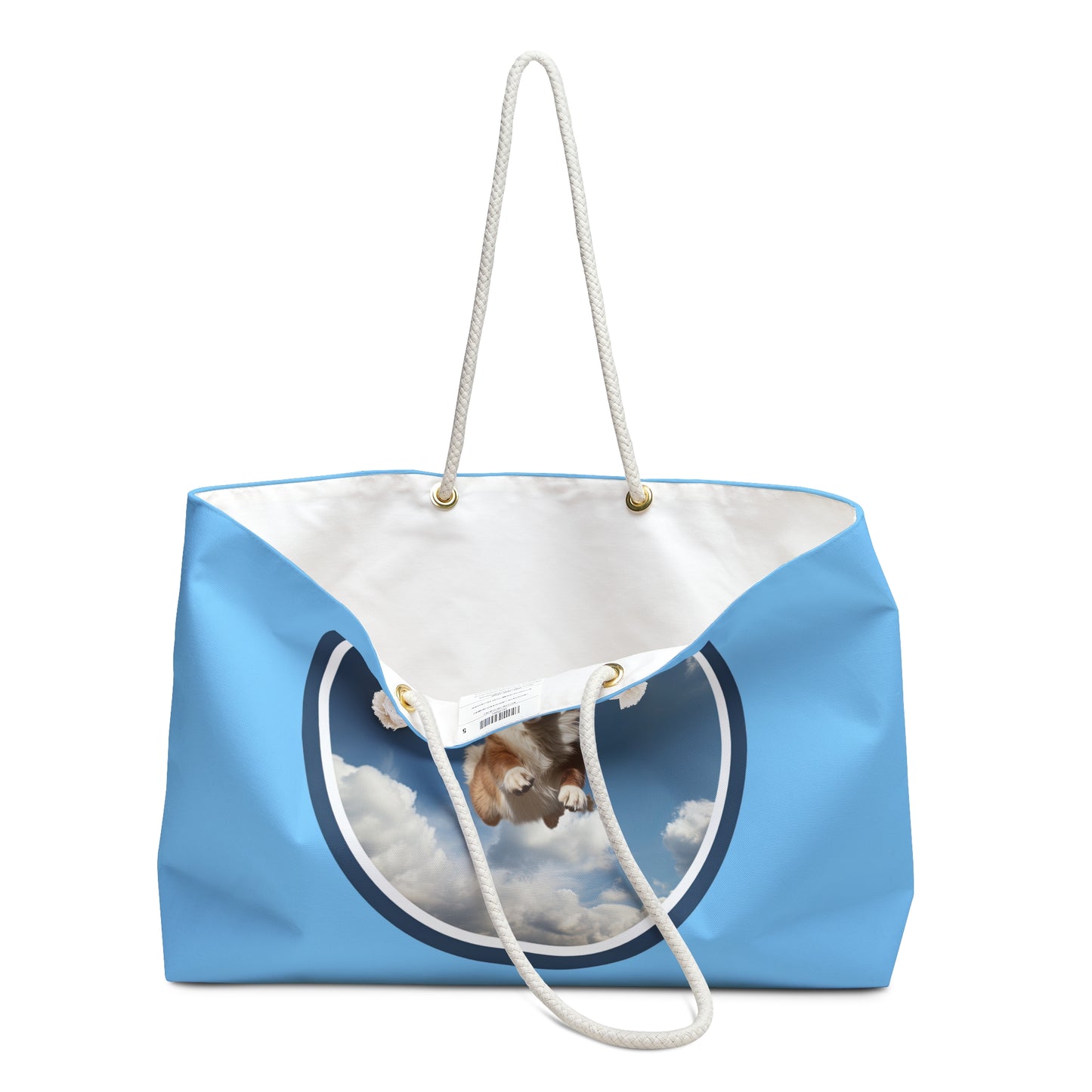 Super Corgi Weekender Beach Bag – Flying Corgi Hero Travel Tote