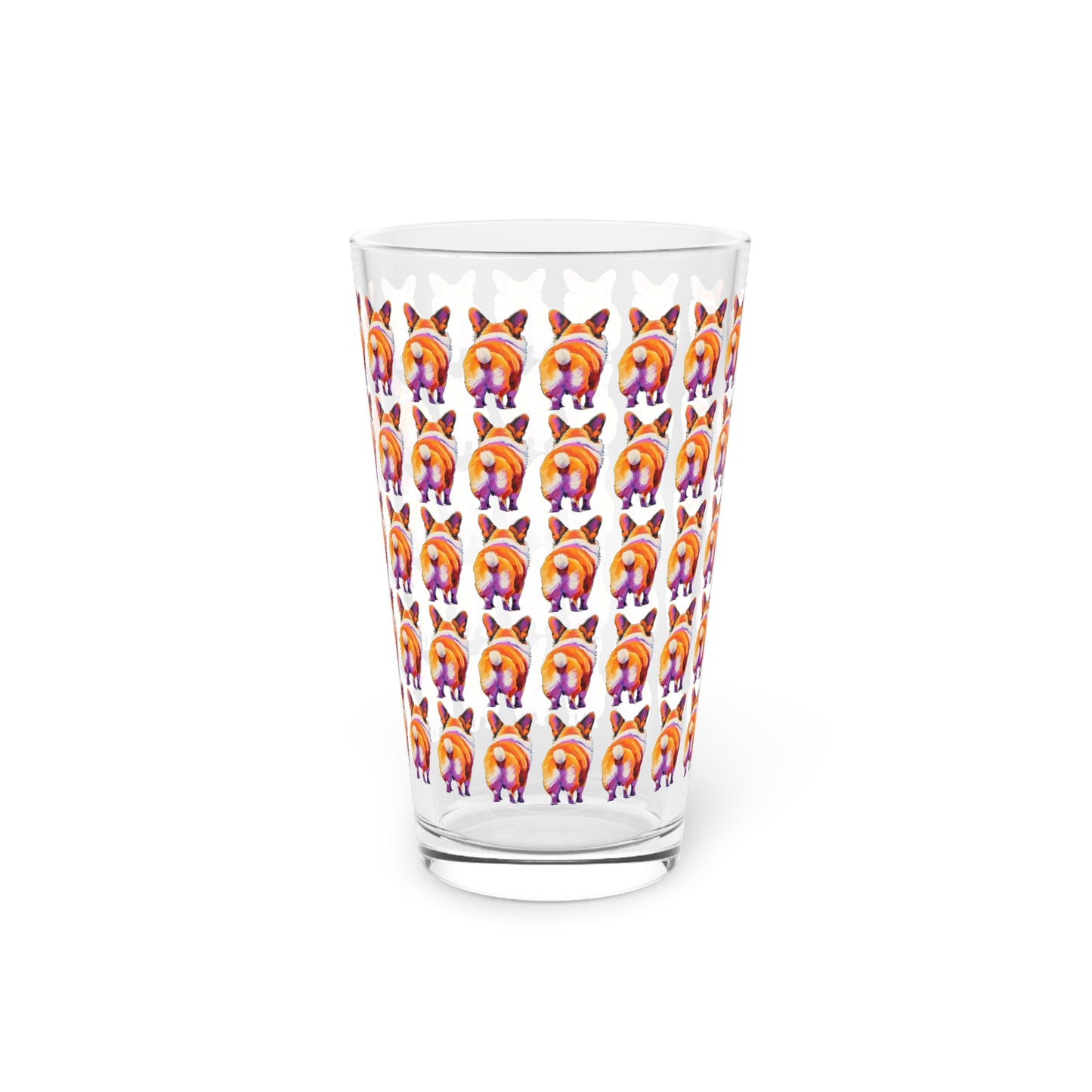 Corgi Butt Mosaic - Pint Glass