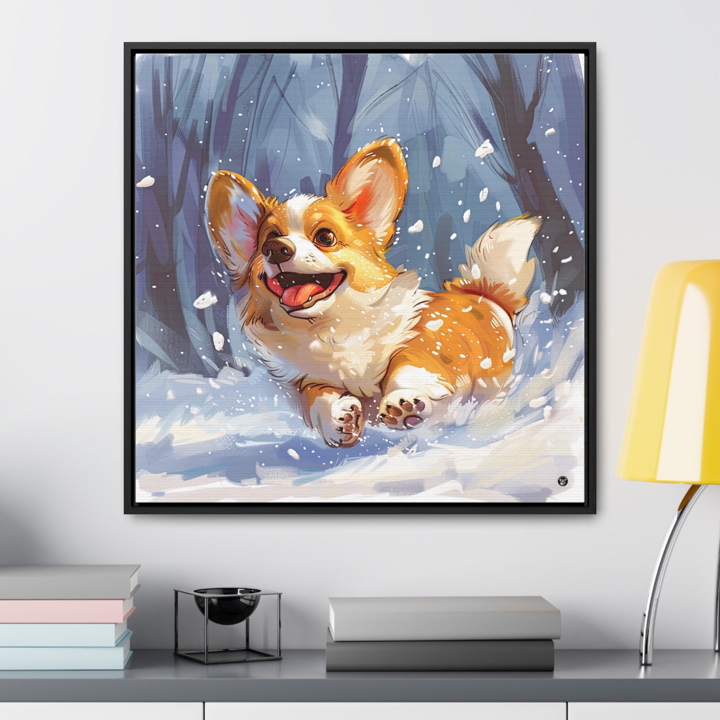 Winter Fun - Framed on Canvas