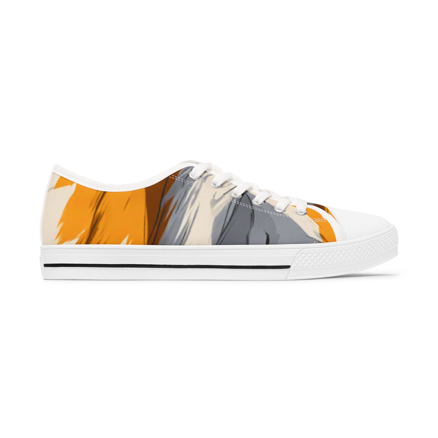 Boss Dog Corgi Artistic Portrait Casual Canvas Multicolor Design Women's Low Top Sneakers