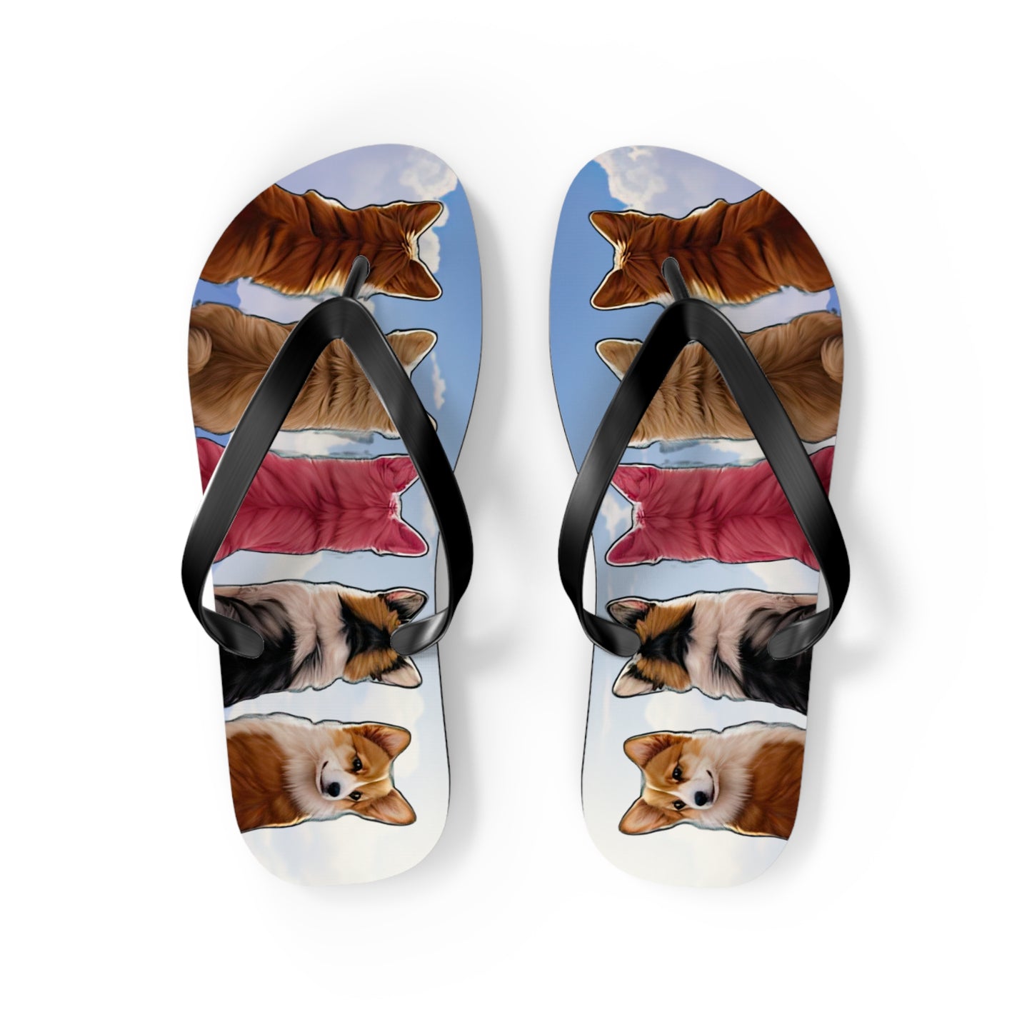 Corgi Lake Flip-Flops