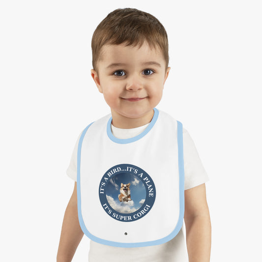 Super Corgi - Baby Bib