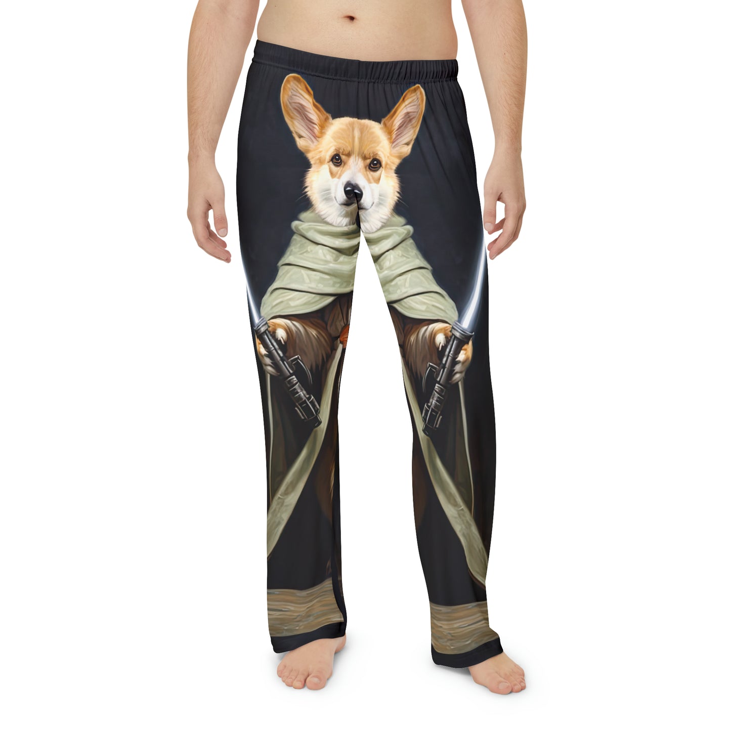 Jedi Corgi - Men's Pajama Pants