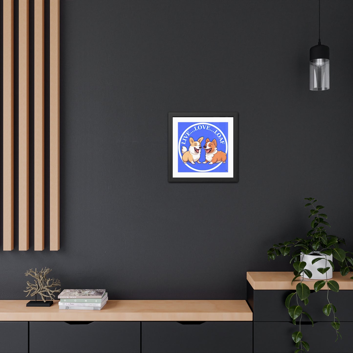 Live...Love...Loaf - Framed Print