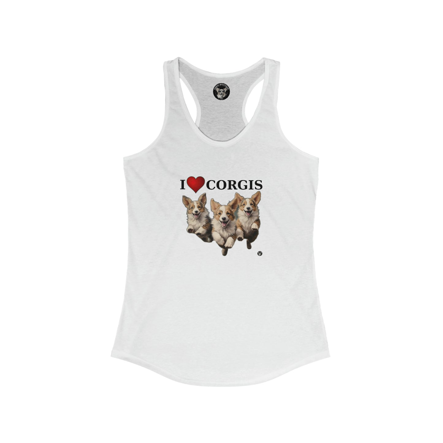 I Heart Corgis - Racerback Tank