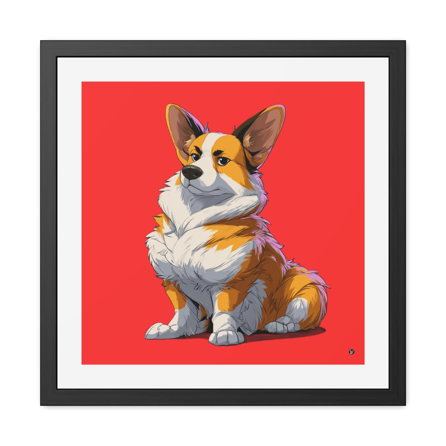 Boss Dog Framed Print