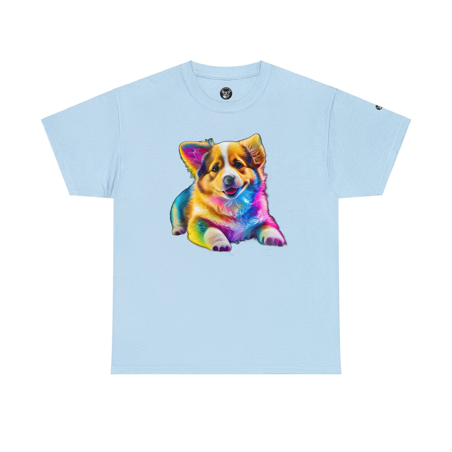 Colorful Corgi - Unisex Heavy Cotton Tee