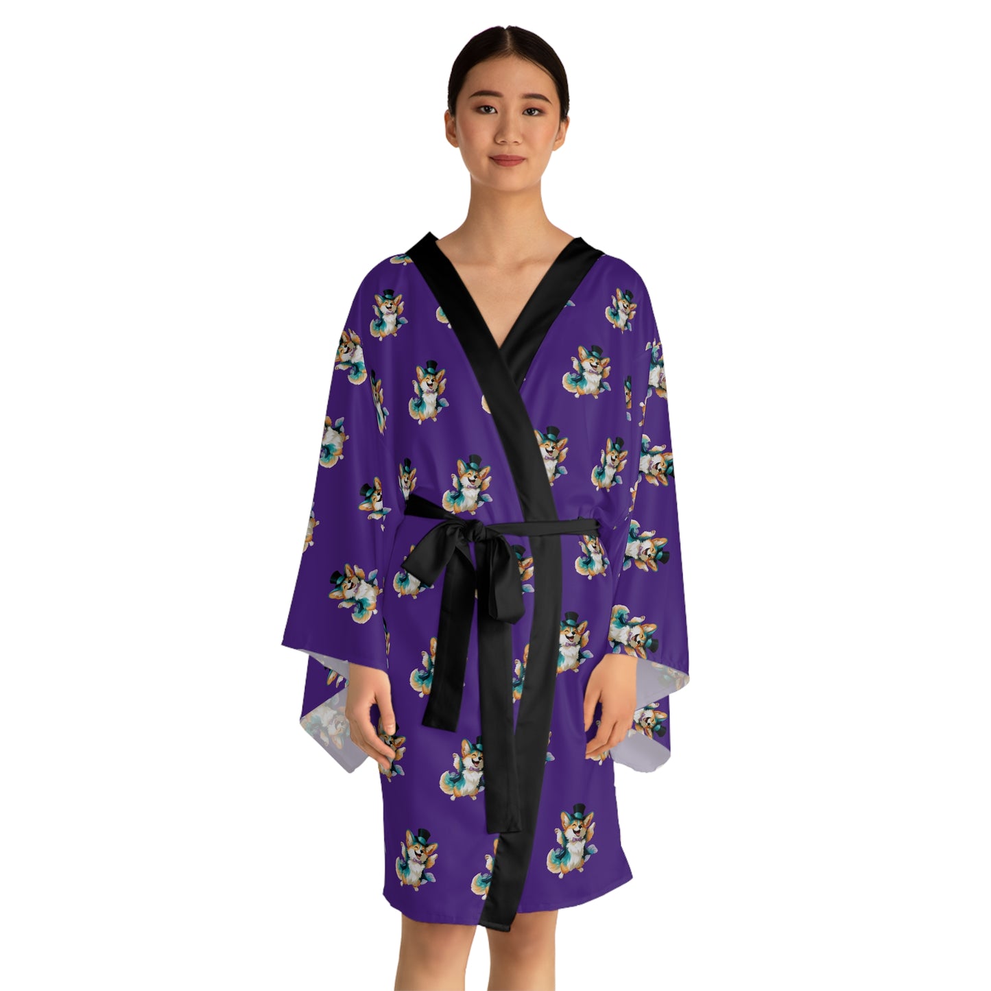 Boogaloo Corgi Kimono Robe