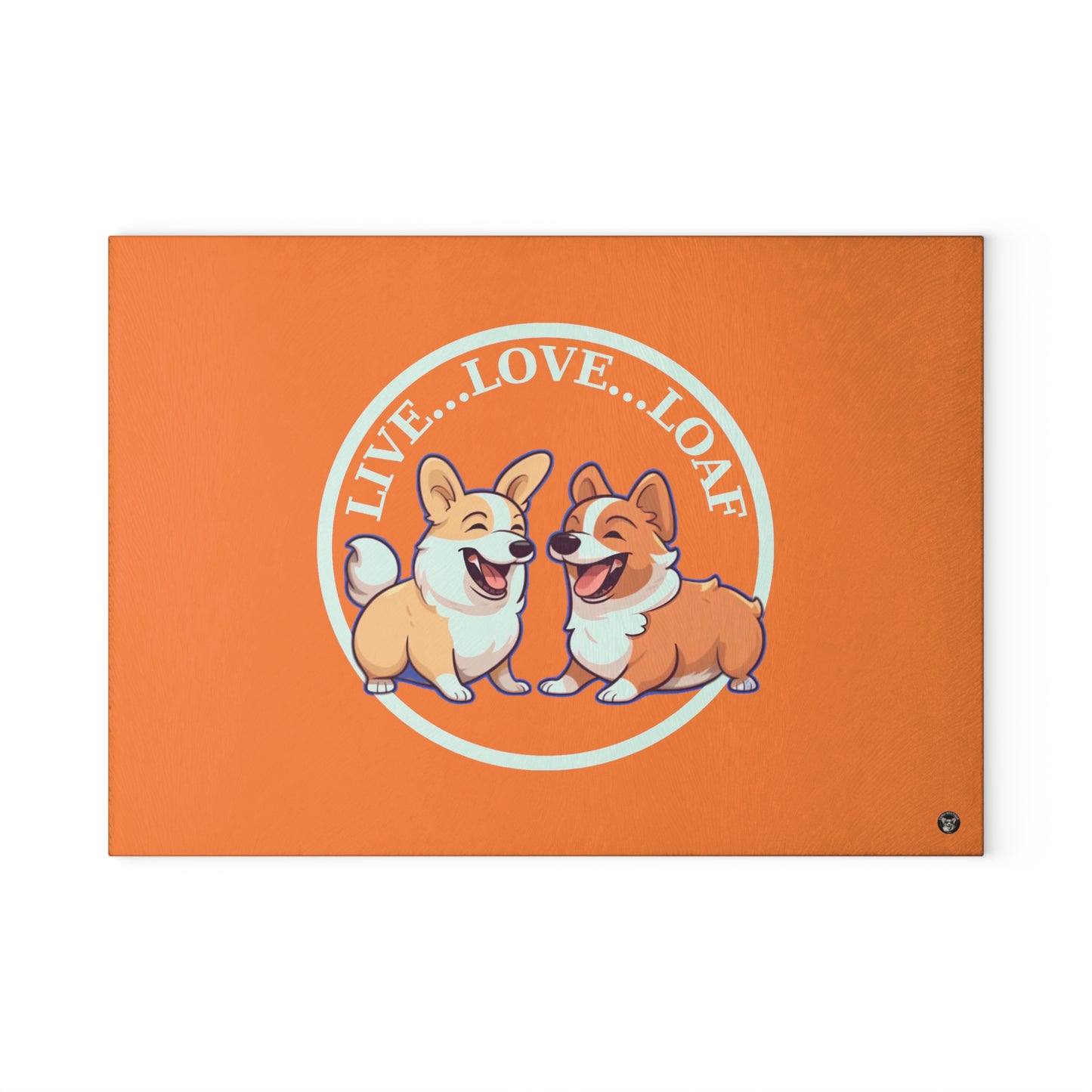 Live...Love...Loaf - Glass Cutting Board